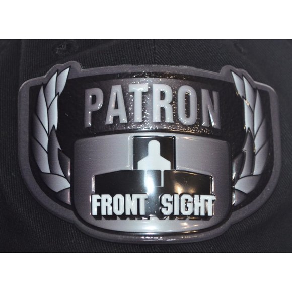 Front Sight Patron Firearm Training Baseball Cap Adjustable Hat Black - Picture 2 of 9